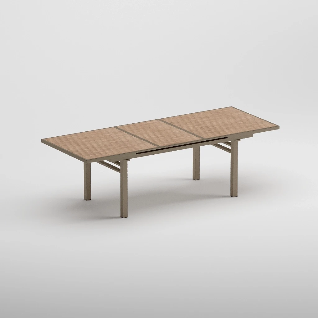 Seul 6 Kişilik Açılır Teak Masa