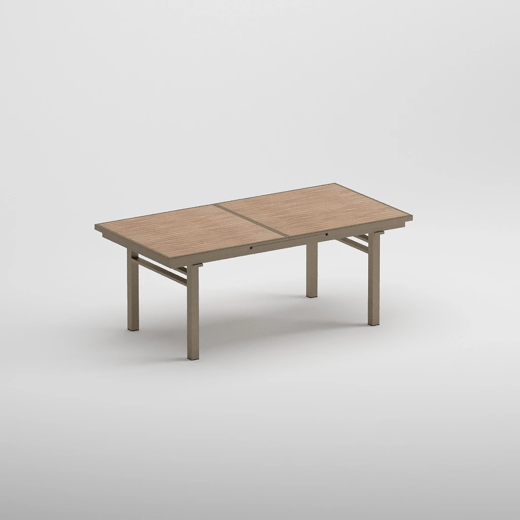 Seul 6 Kişilik Açılır Teak Masa