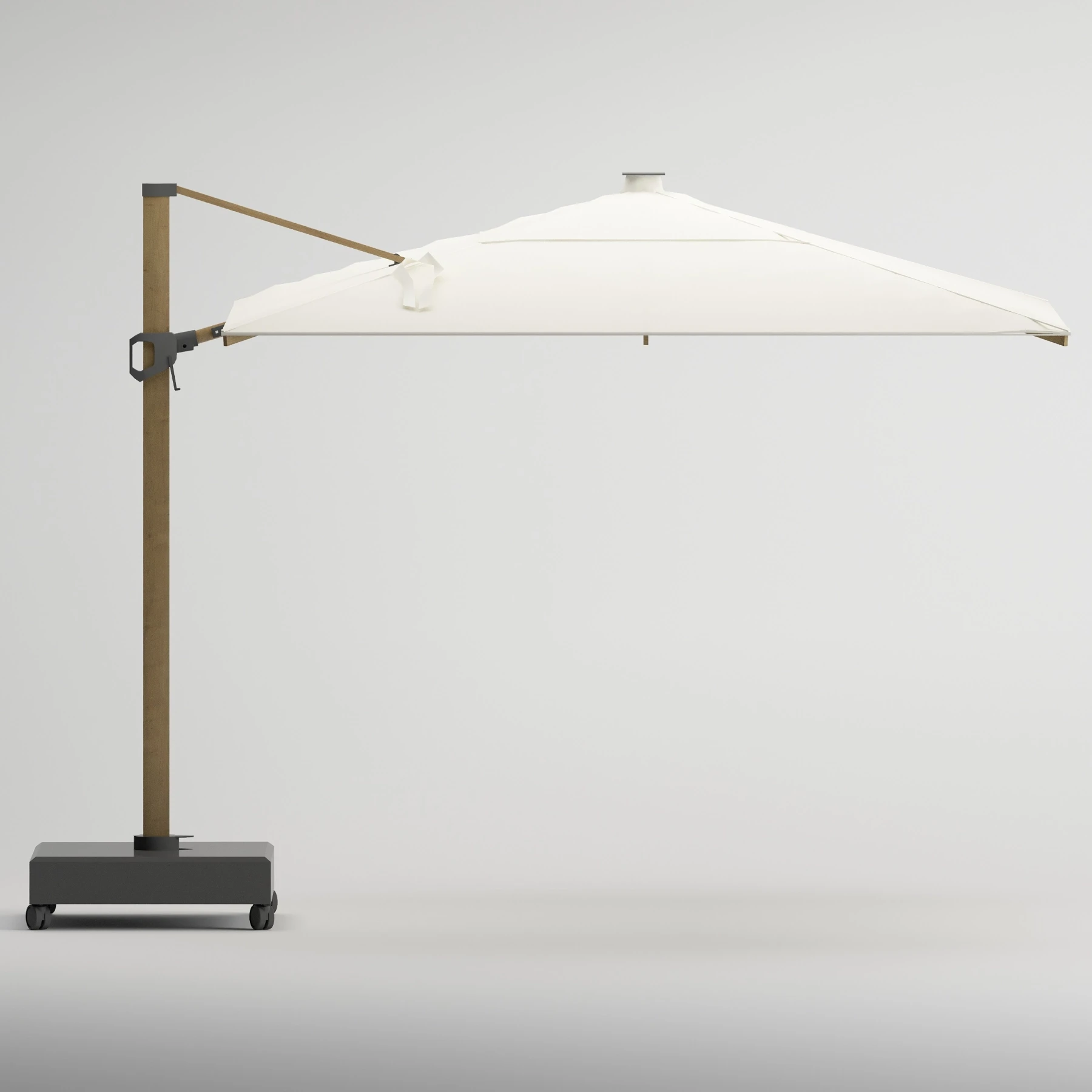 Solivo Işıklı Teak şemsiye