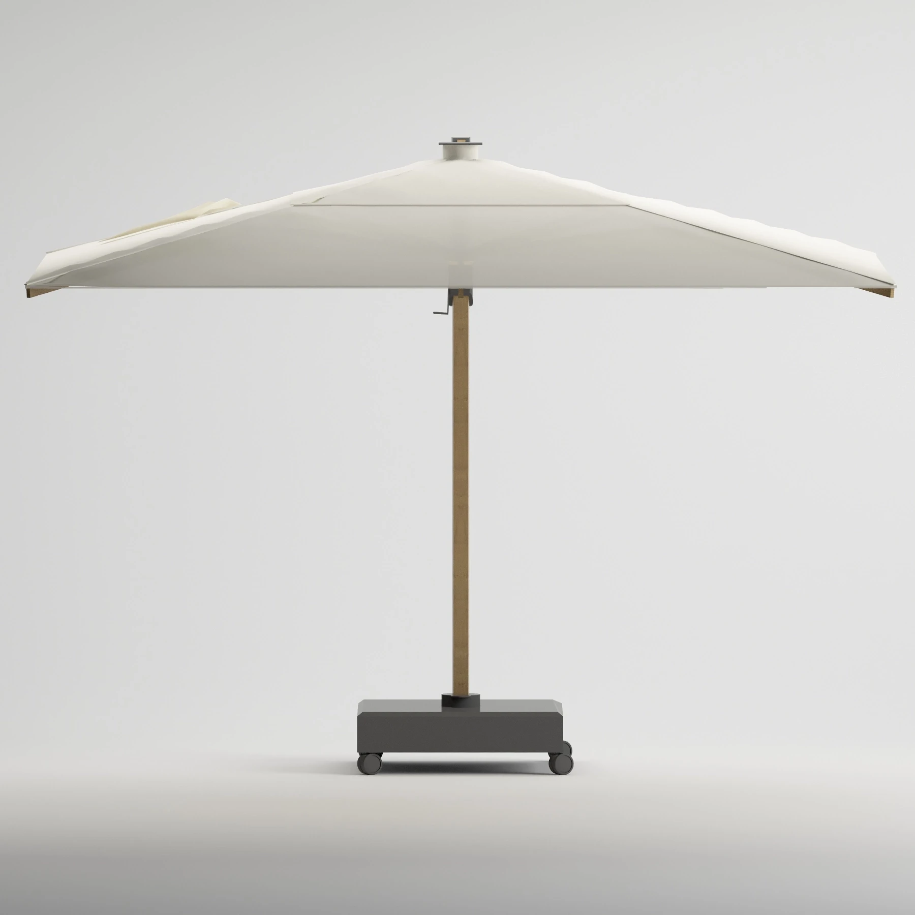 Solivo Işıklı Teak şemsiye