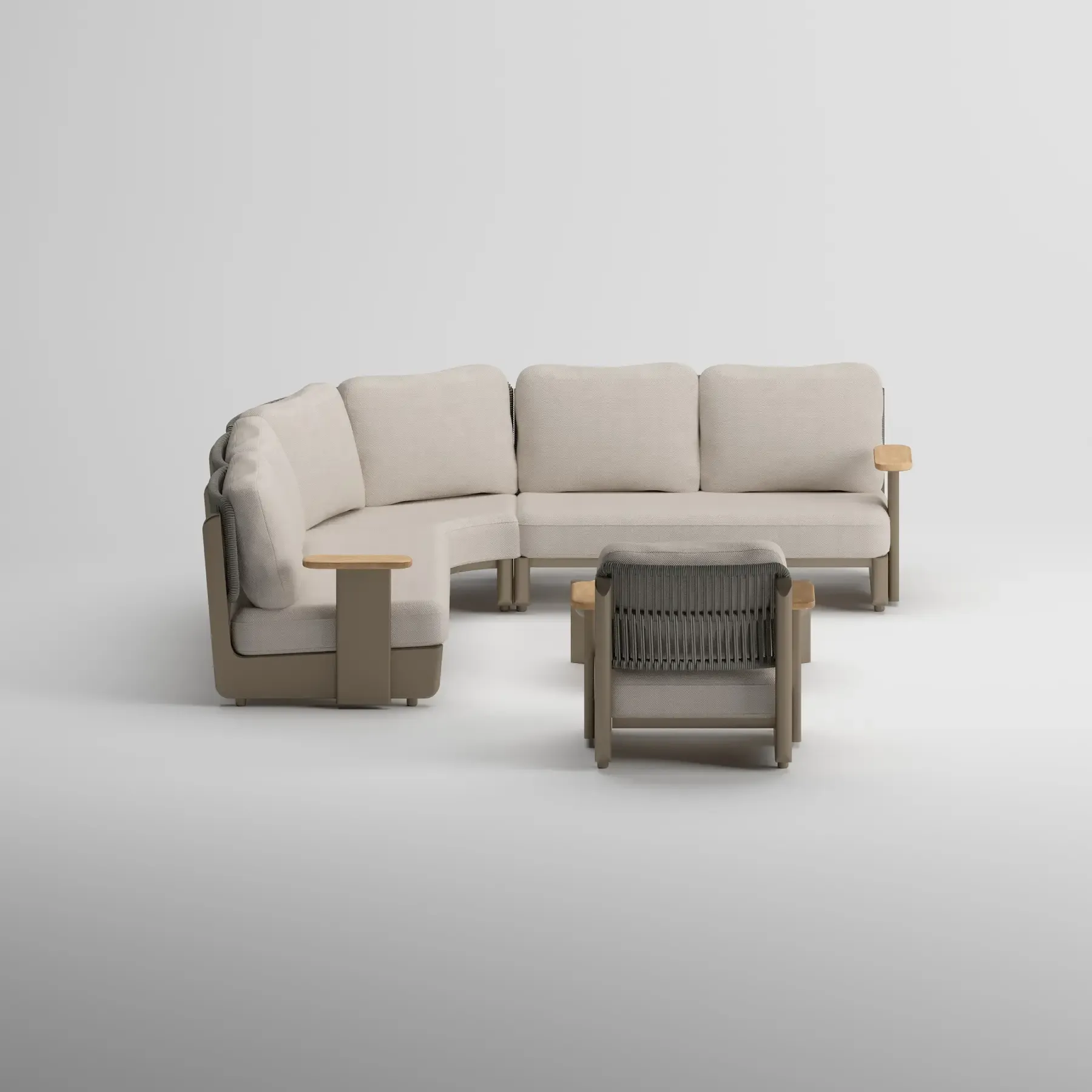 AVENA Corner Seat Group | Taupe