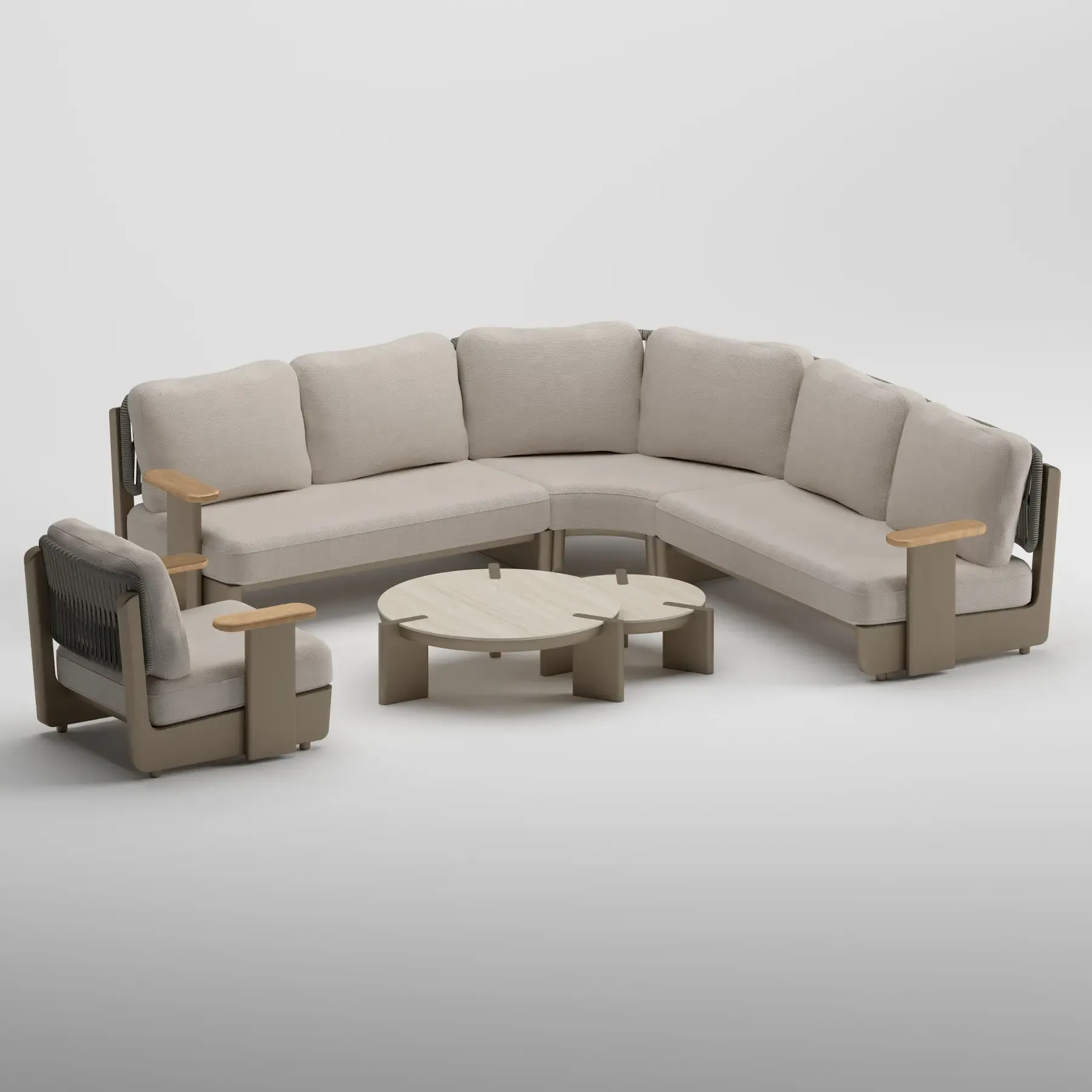 AVENA Corner Seat Group | Taupe