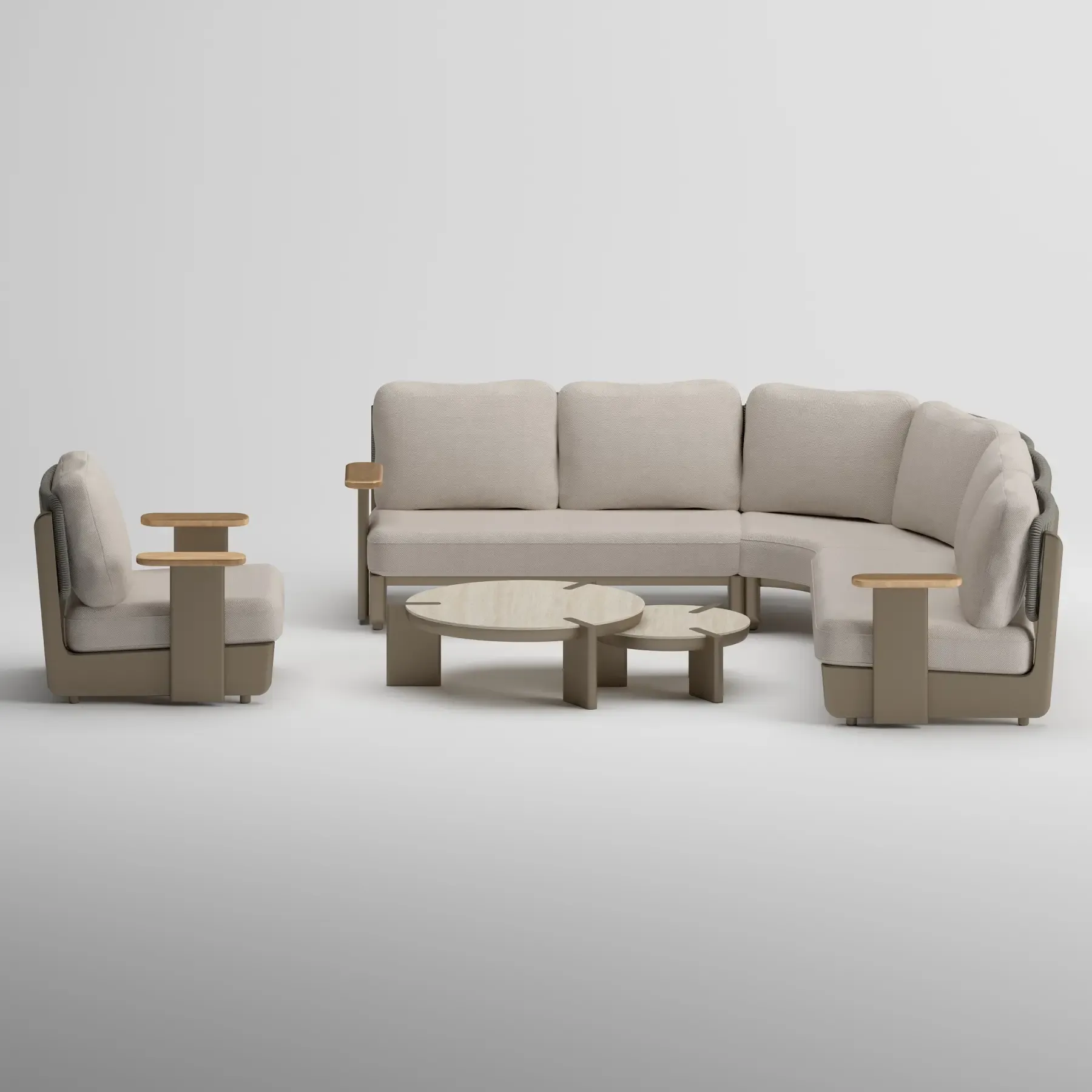 AVENA Corner Seat Group | Taupe