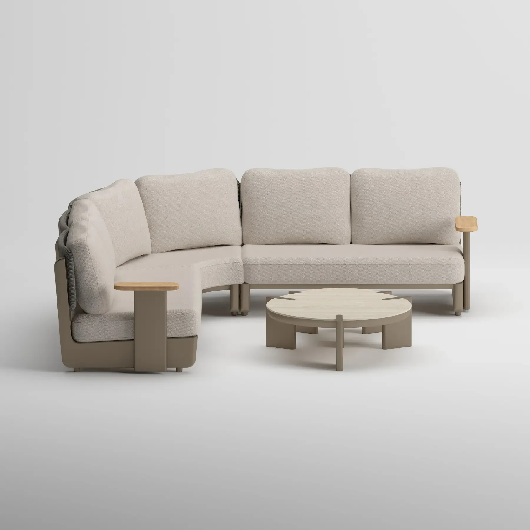 AVENA Corner Seat Group | Taupe