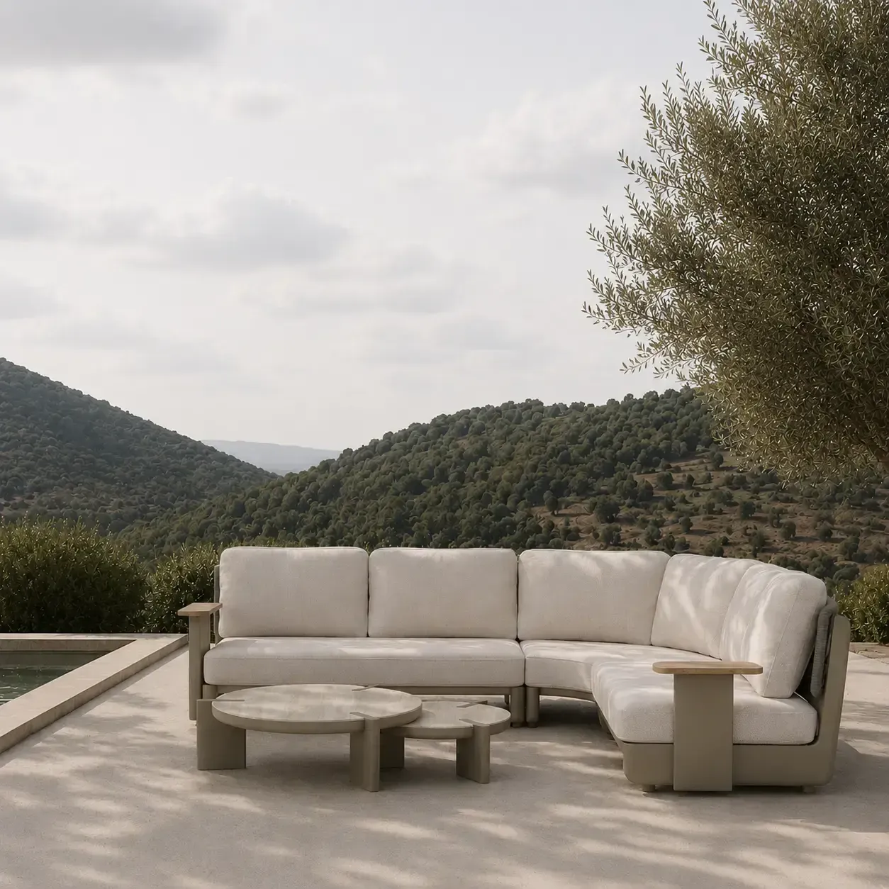 AVENA Corner Seat Group | Taupe