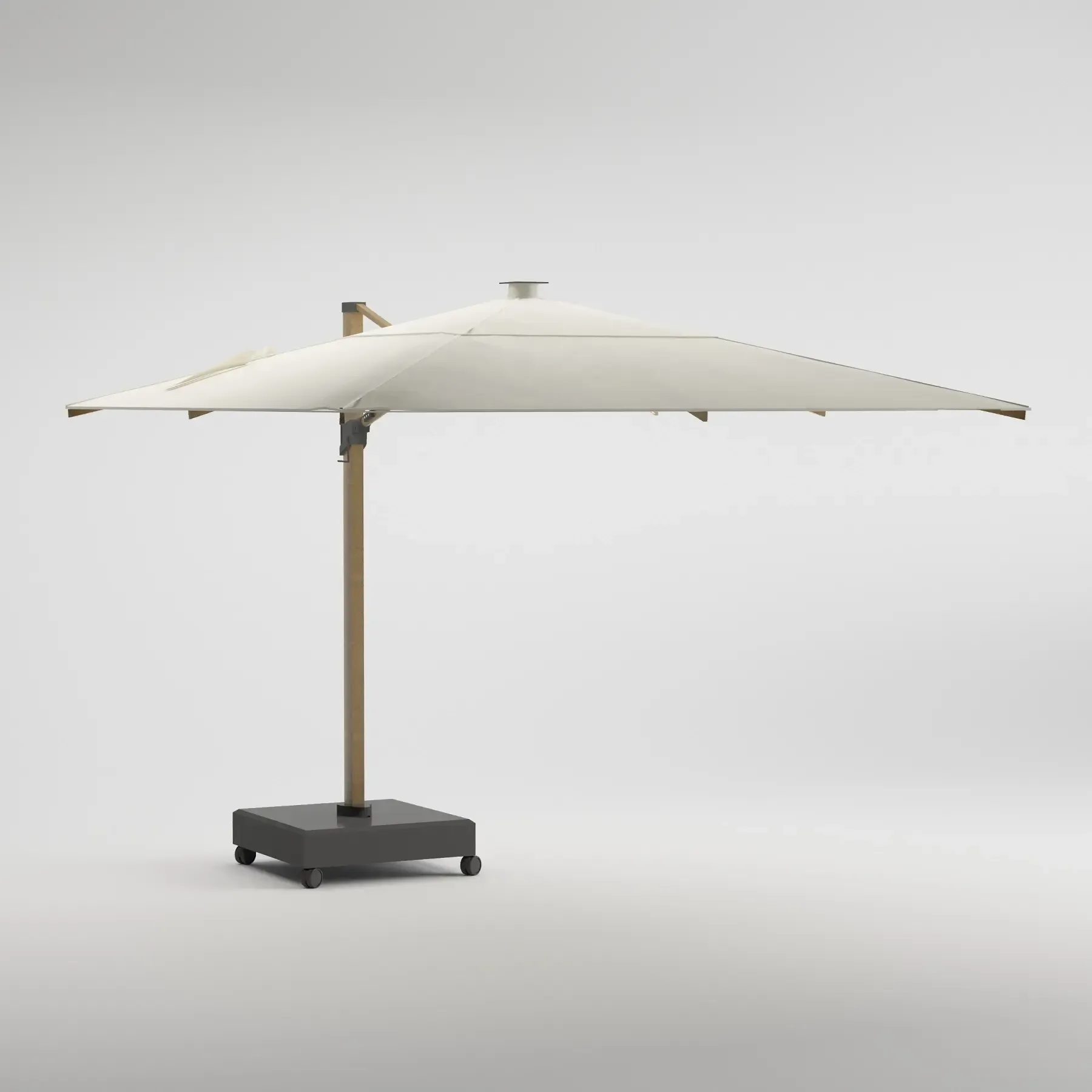 Solivo Teak Umbrella