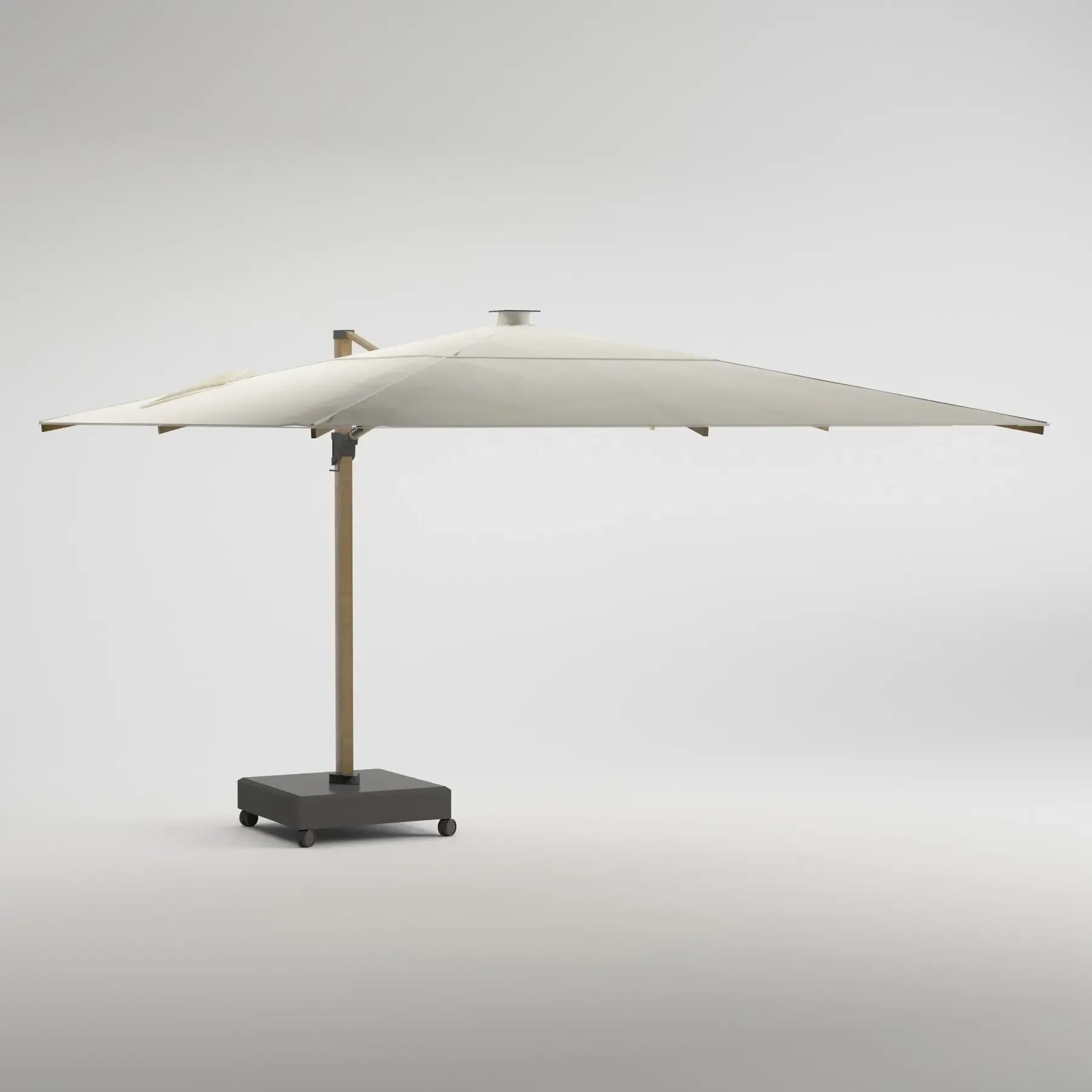 Solivo Teak Umbrella