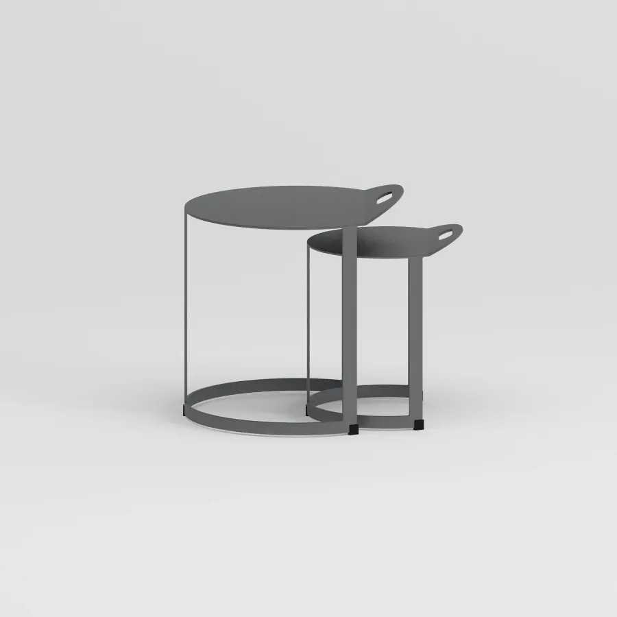 DOS DUO Side Table | Anthracite