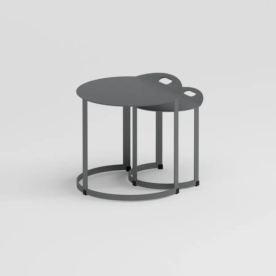 DOS DUO Side Table | Anthracite