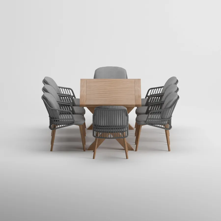 OCEAN Table & SEMPRE Armchair Dining Set