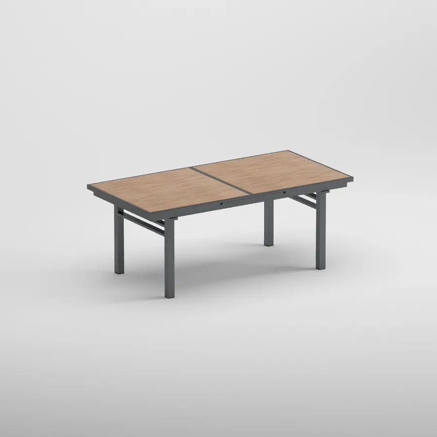 SEUL 6 Seater Extendable Table | Anthracite