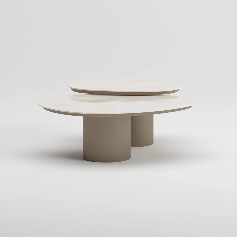 CAEN Coffee Table Set | Taupe