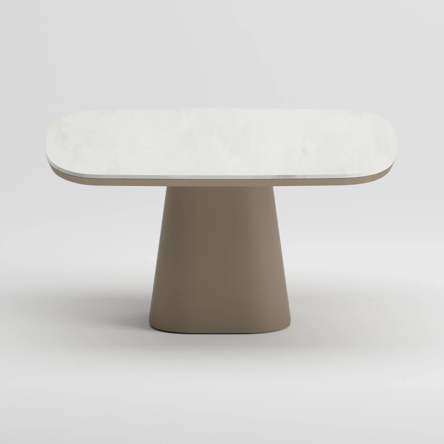 CONE Square Table | Taupe