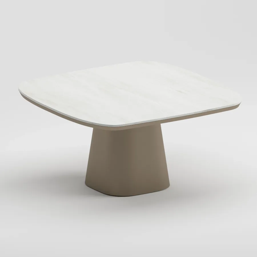 CONE Square Table | Taupe