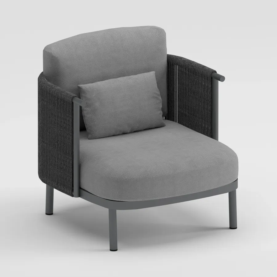 CORA Living Chair | Anthracite