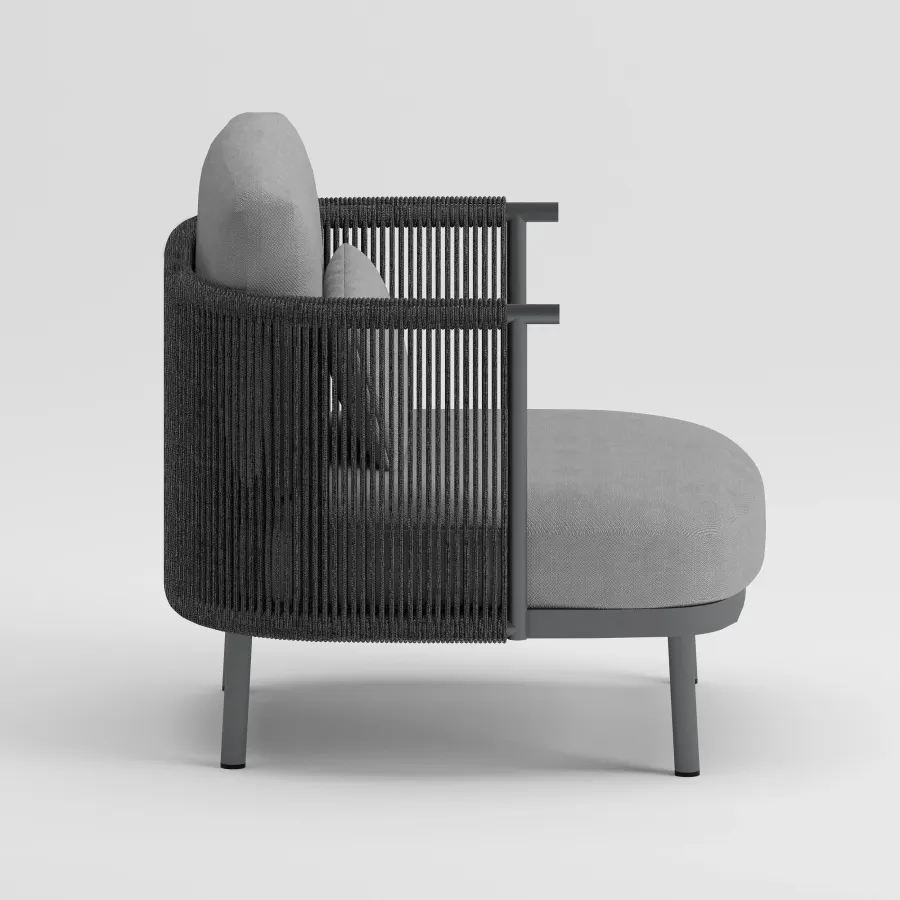 CORA Living Chair | Anthracite