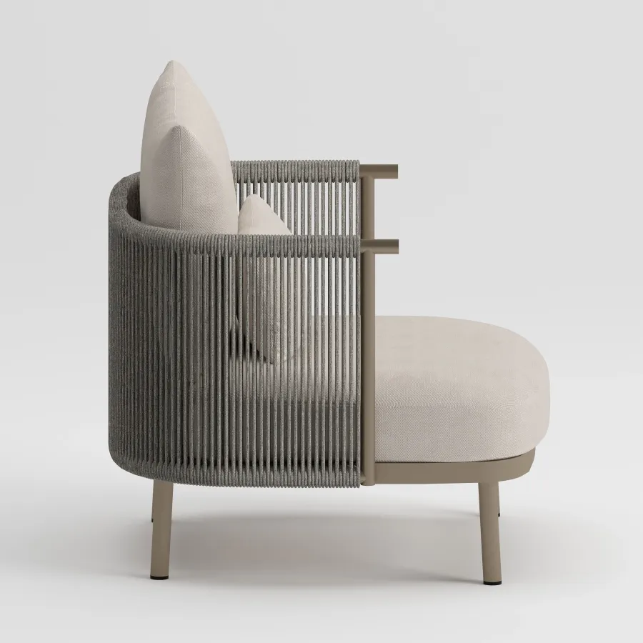 CORA Living Chair | Taupe