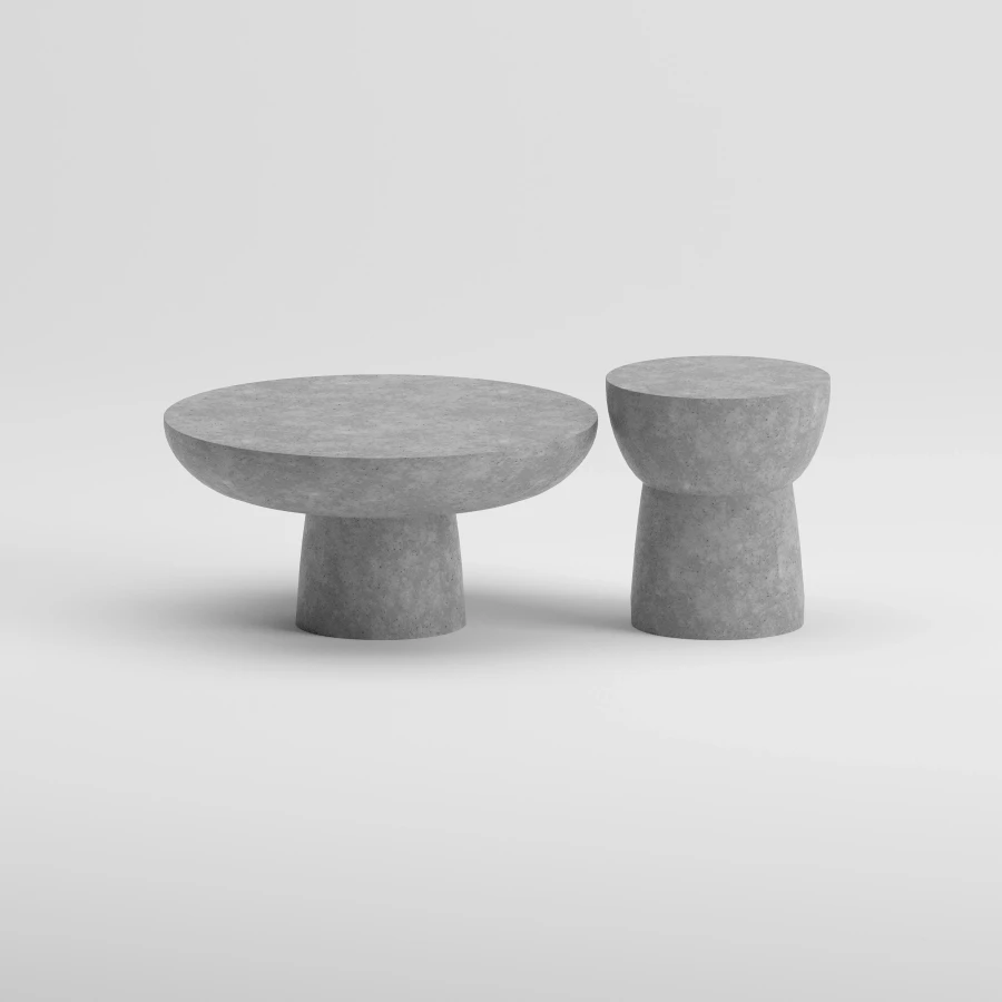 DORN Coffee Table Set | Grey