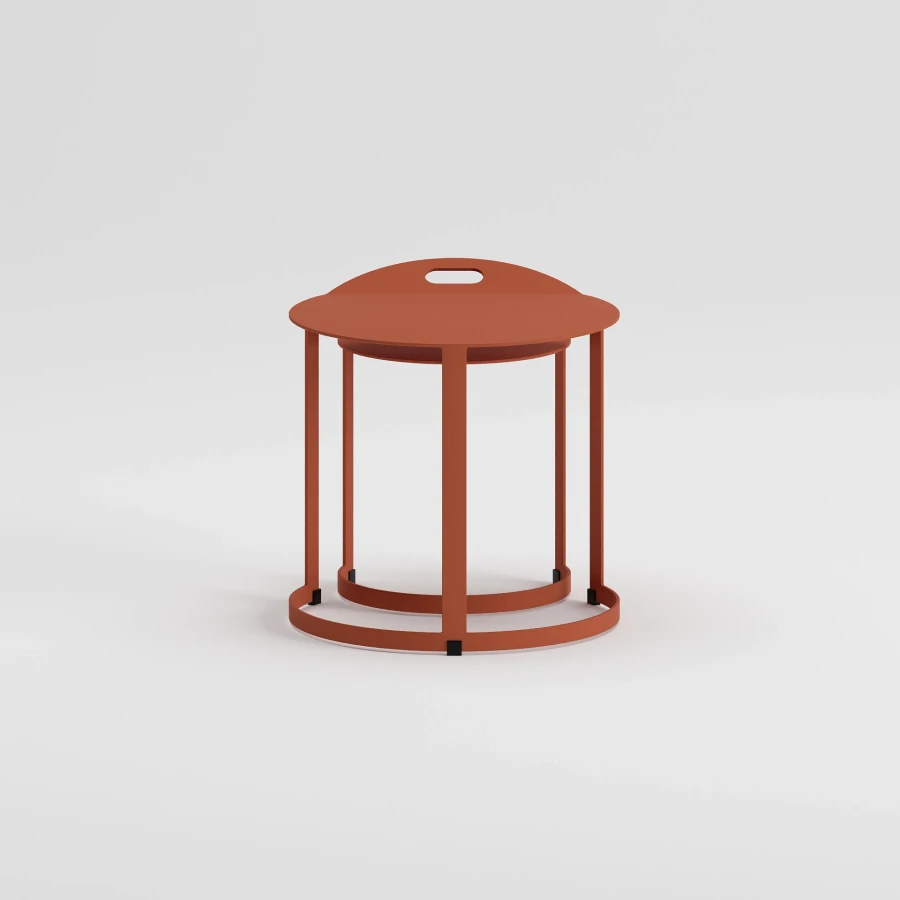 DOS DUO Side Table | Terracotta