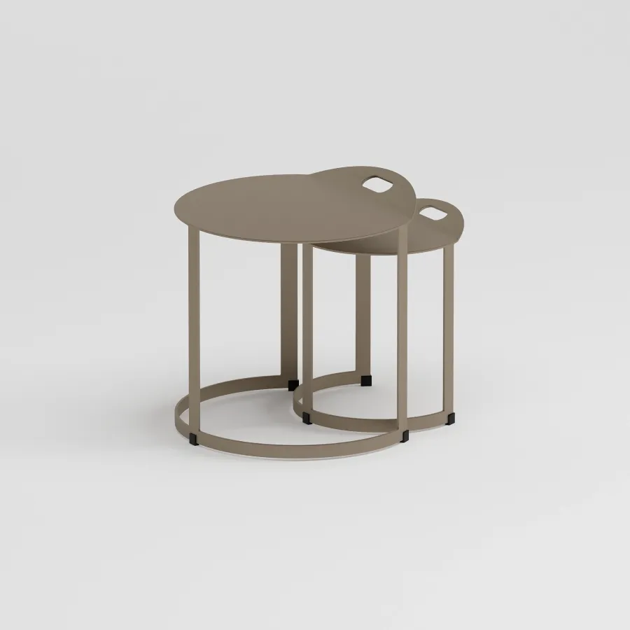 DOS DUO Side Table | Taupe