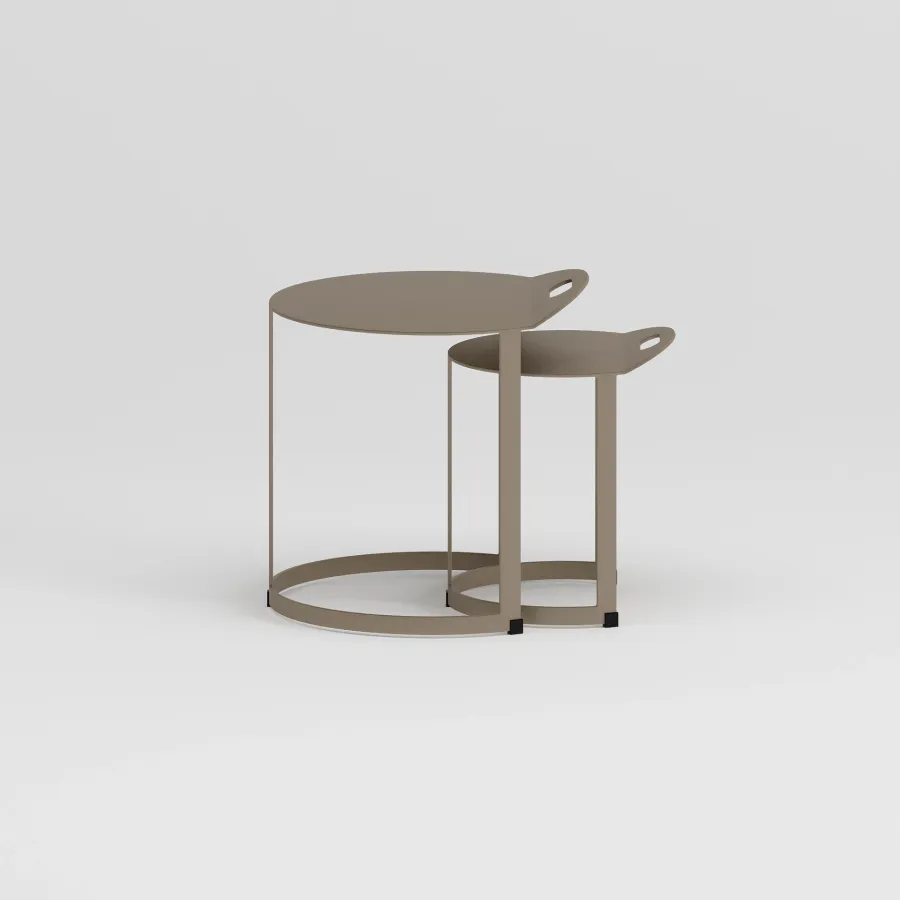 DOS DUO Side Table | Taupe