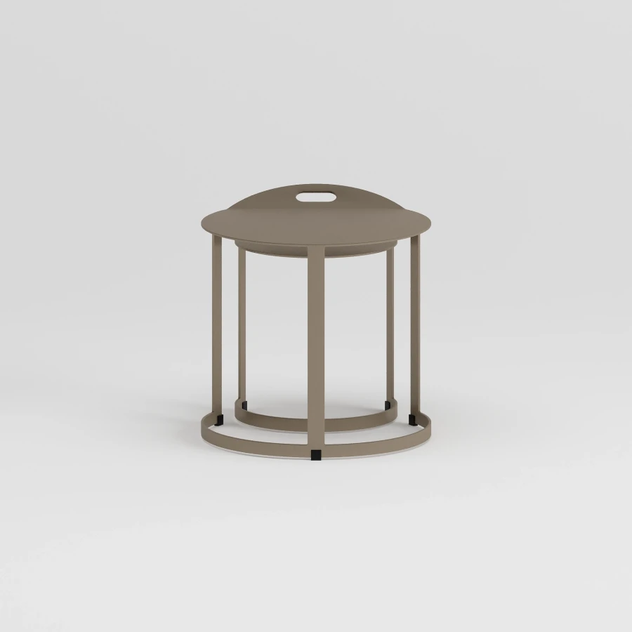 DOS DUO Side Table | Taupe