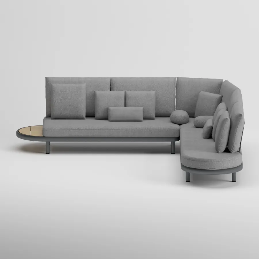 EDGE Corner Seat Group | Anthracite