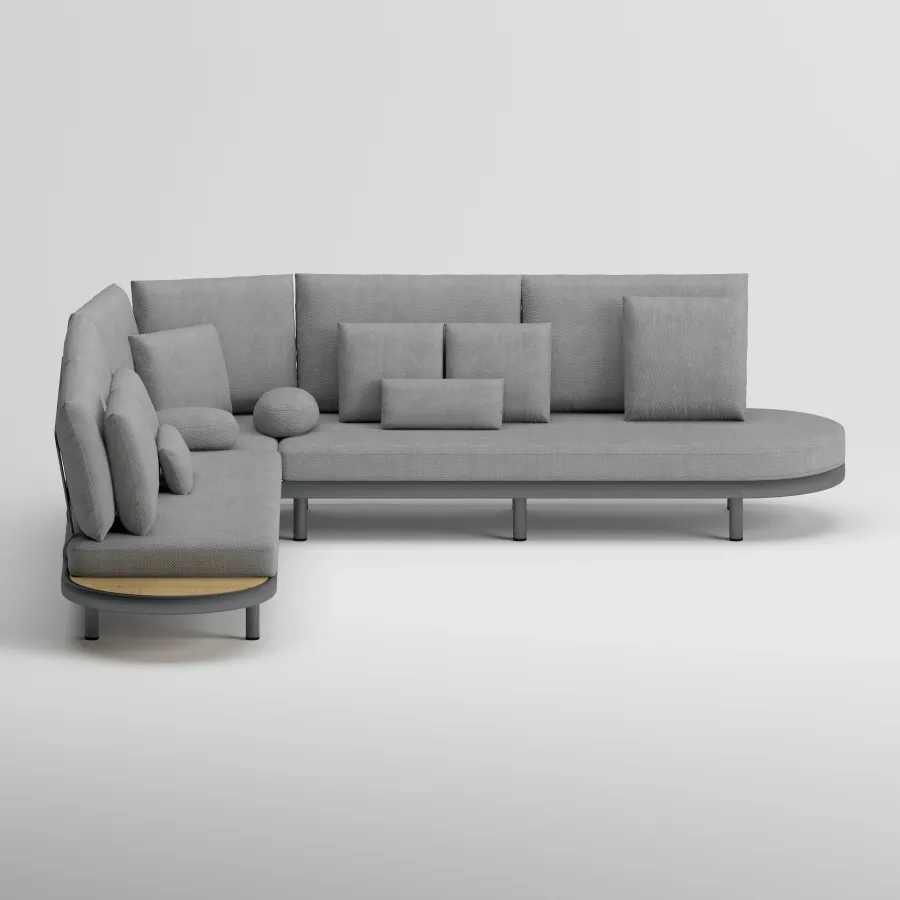 EDGE Corner Seat Group | Anthracite