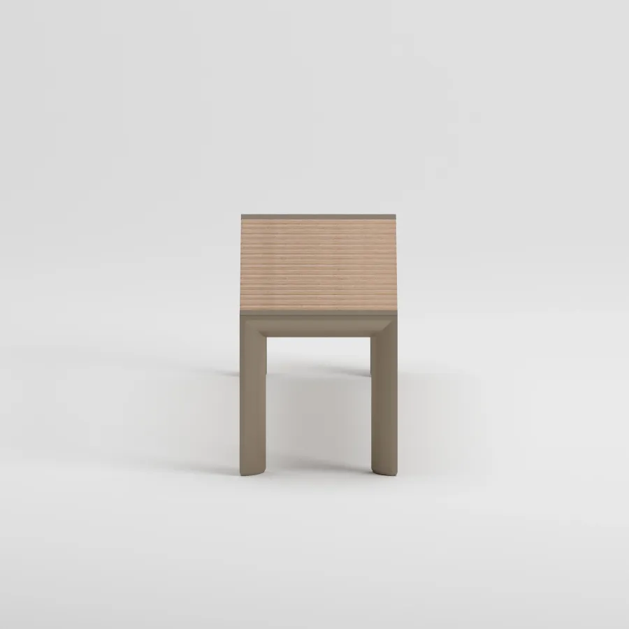ETNA Iroko Bank | Taupe