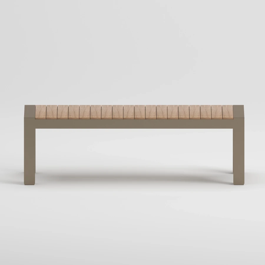 ETNA Iroko Bank | Taupe