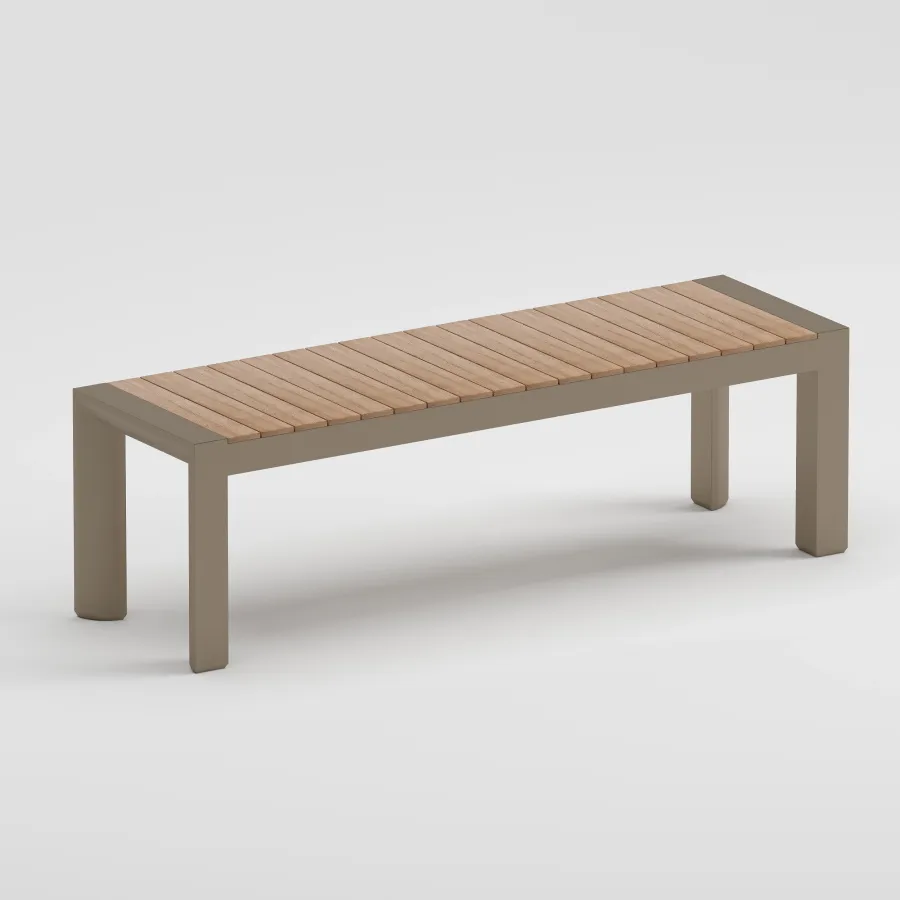 ETNA Iroko Bank | Taupe