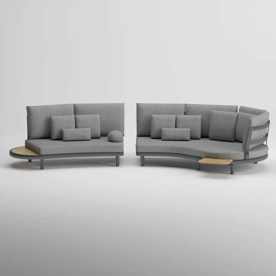 FLEX Corner Seating Group | Anthracite