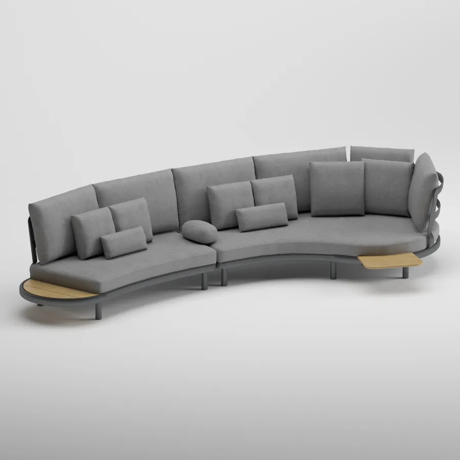 FLEX Corner Seating Group | Anthracite