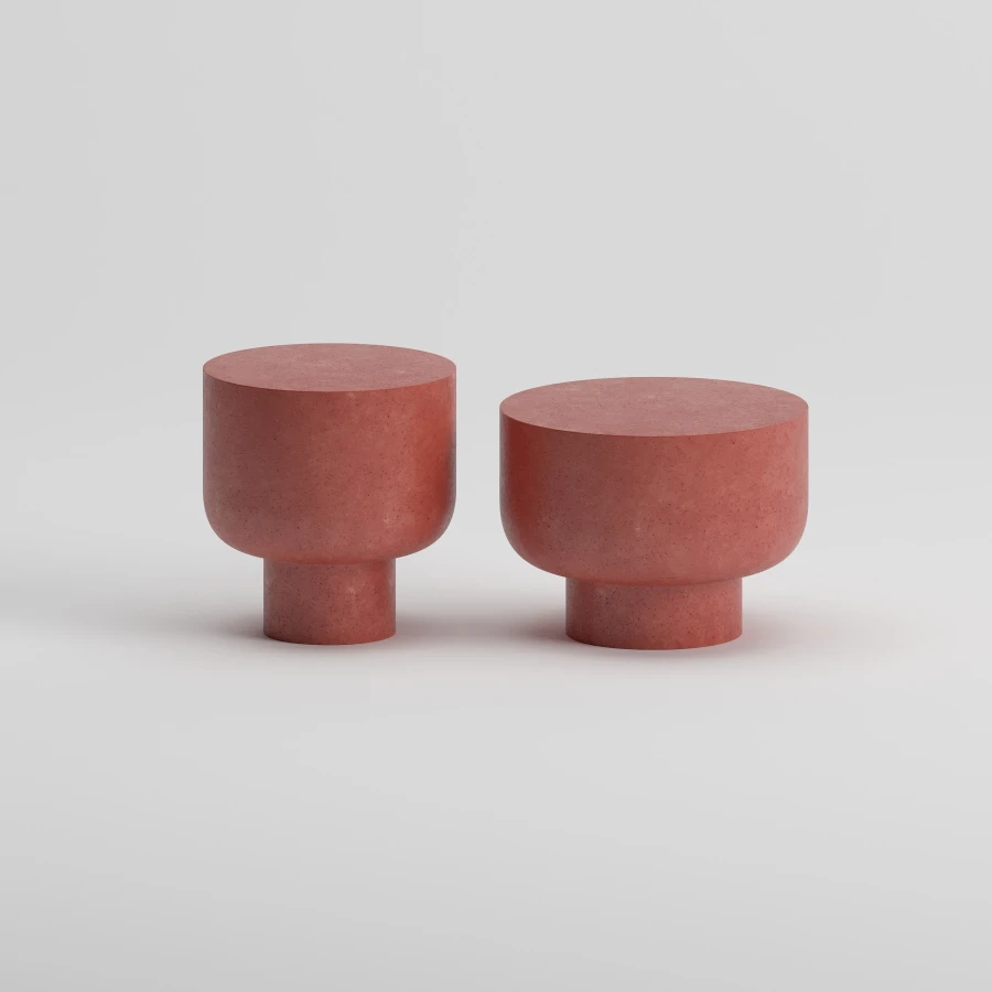 LILAC Coffe Table Set | Terracotta