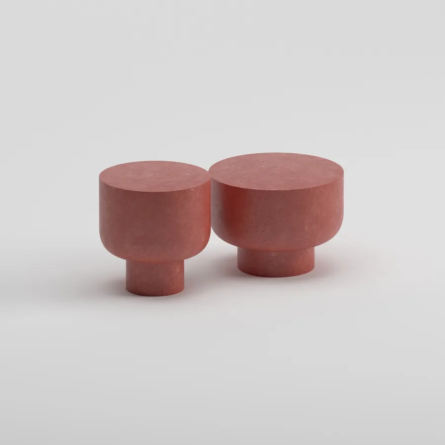 LILAC Coffe Table Set | Terracotta