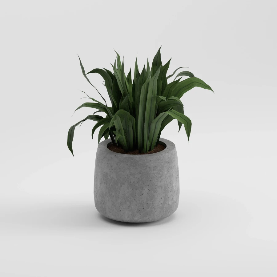LOTUS Small Saksı | Gri