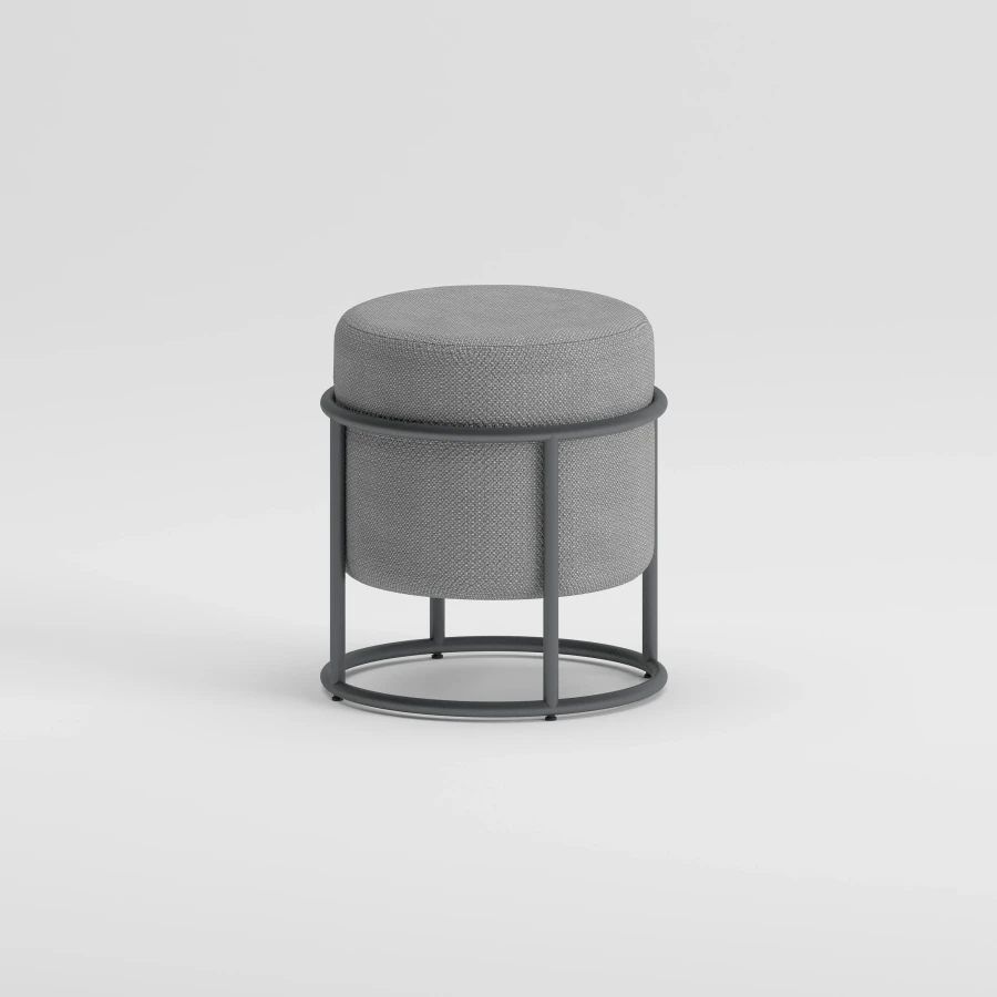 LUNA Q POUF | Anthracite