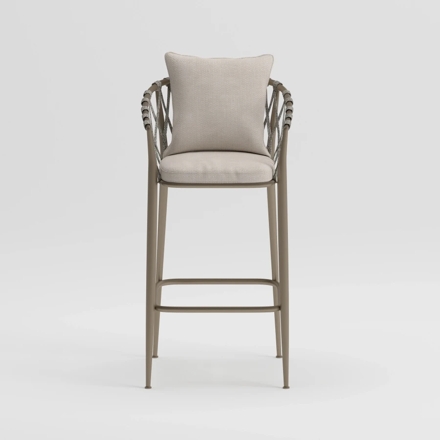 RAPUNZEL Bar Chair | Taupe