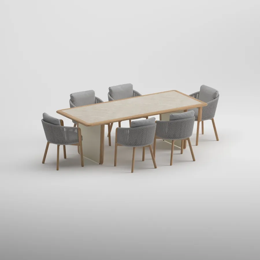 SLAB 6 Kişilik Masa Takımı