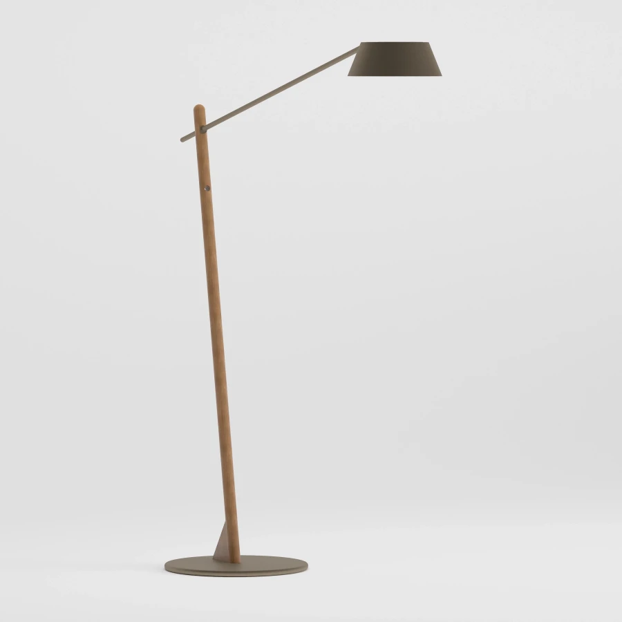SUNNY Teak Solar Lighting | Taupe