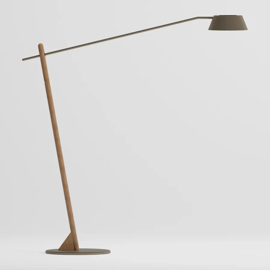 SUNNY Teak Solar Lighting | Taupe