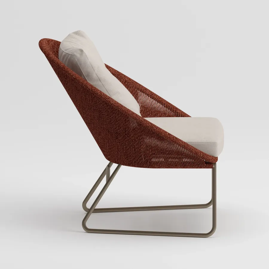 TUKA Living Chair | Terracotta