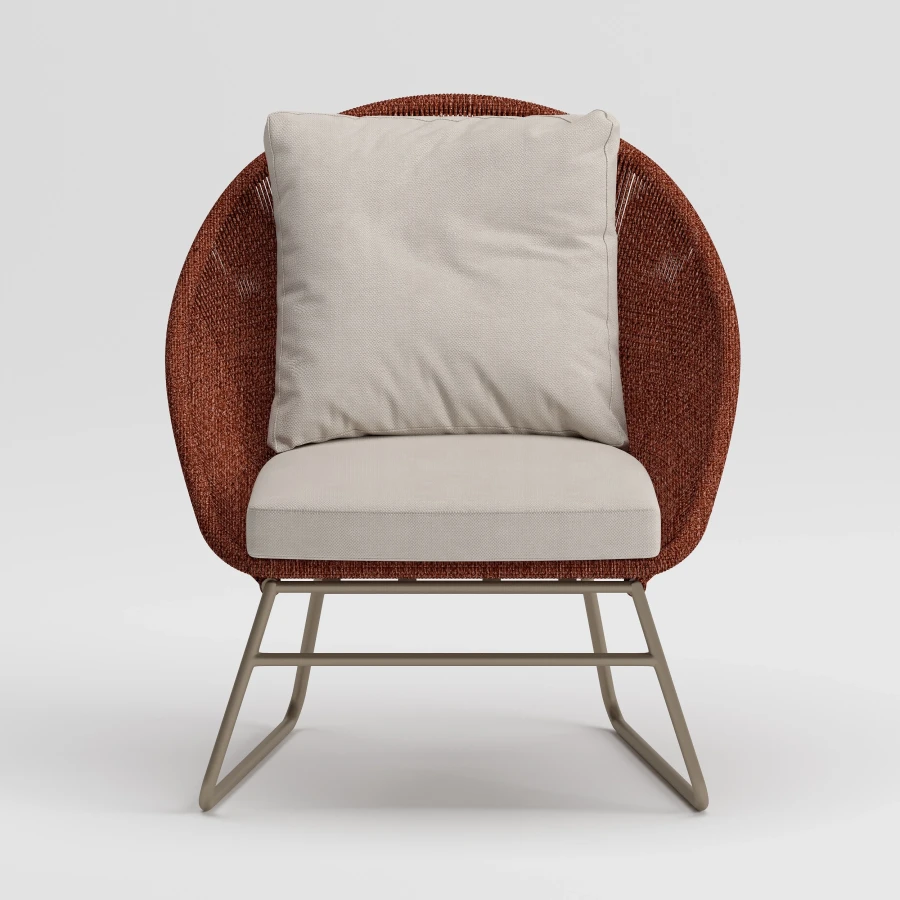 TUKA Living Chair | Terracotta