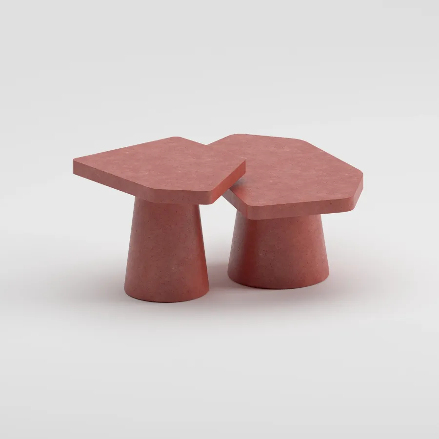 ZURI Coffee Table Set | Terracotta