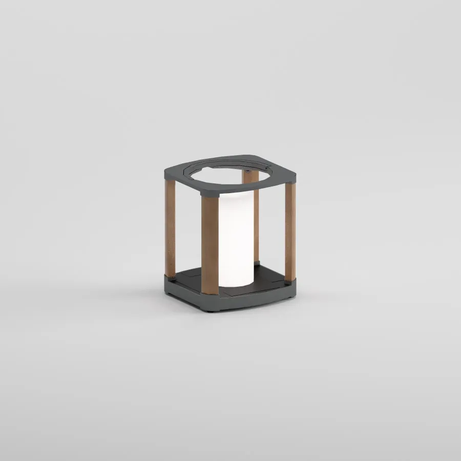 AURORA Small Solar Lighting | Anthracite