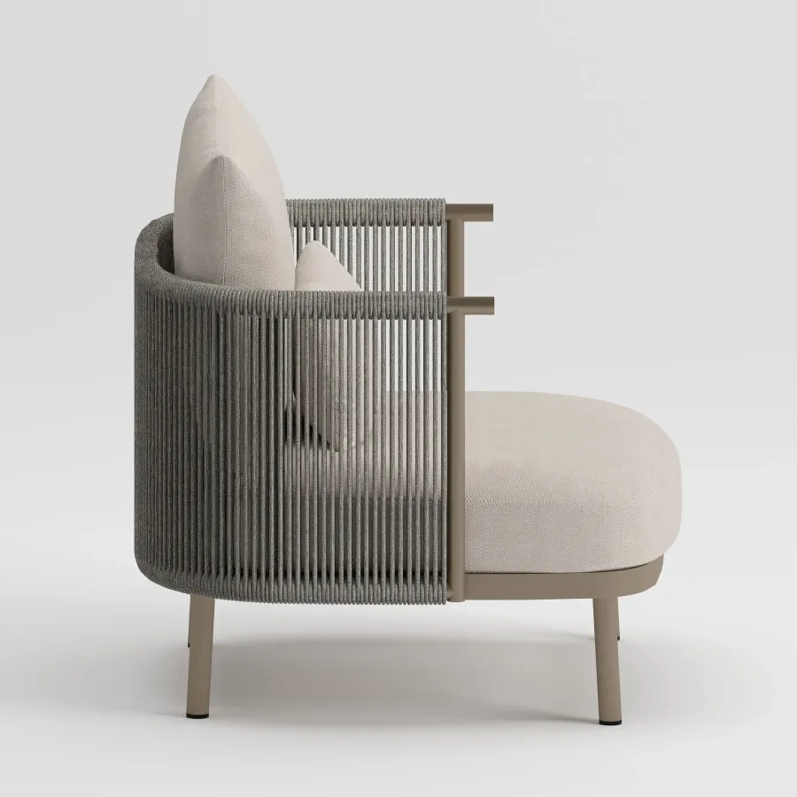 CORA Living Chair | Taupe