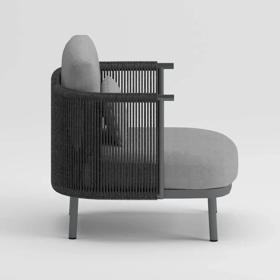 CORA Living Chair | Anthracite
