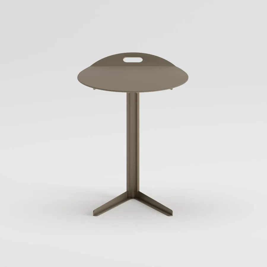 DOS SLIDE Side Table | Taupe