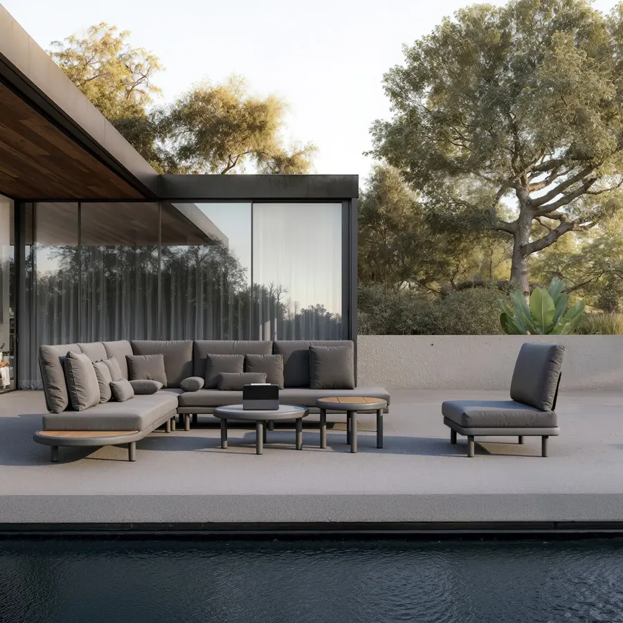 EDGE Corner Seat Group | Anthracite