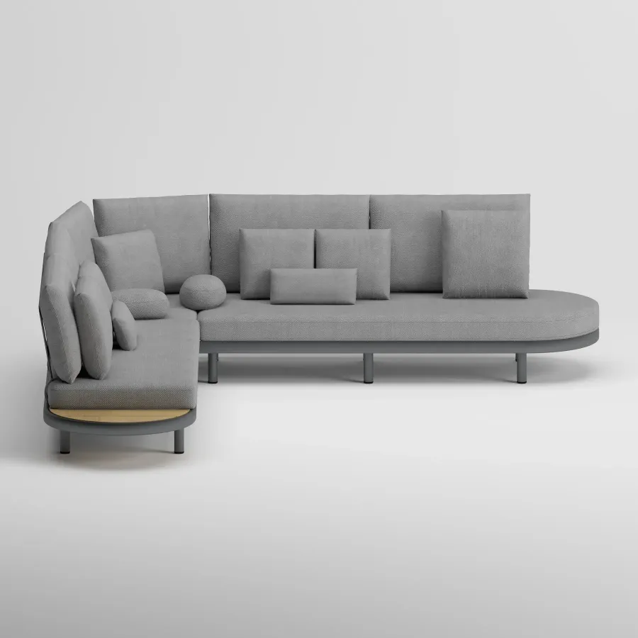 EDGE Corner Seat Group | Anthracite